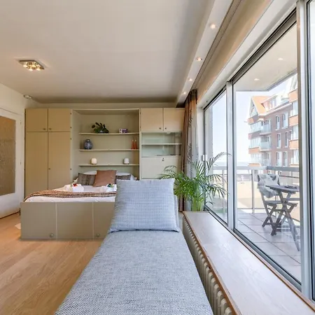 דירה Stunning Studio With Open Lateral Seaview, Indoor Pool & Parking *